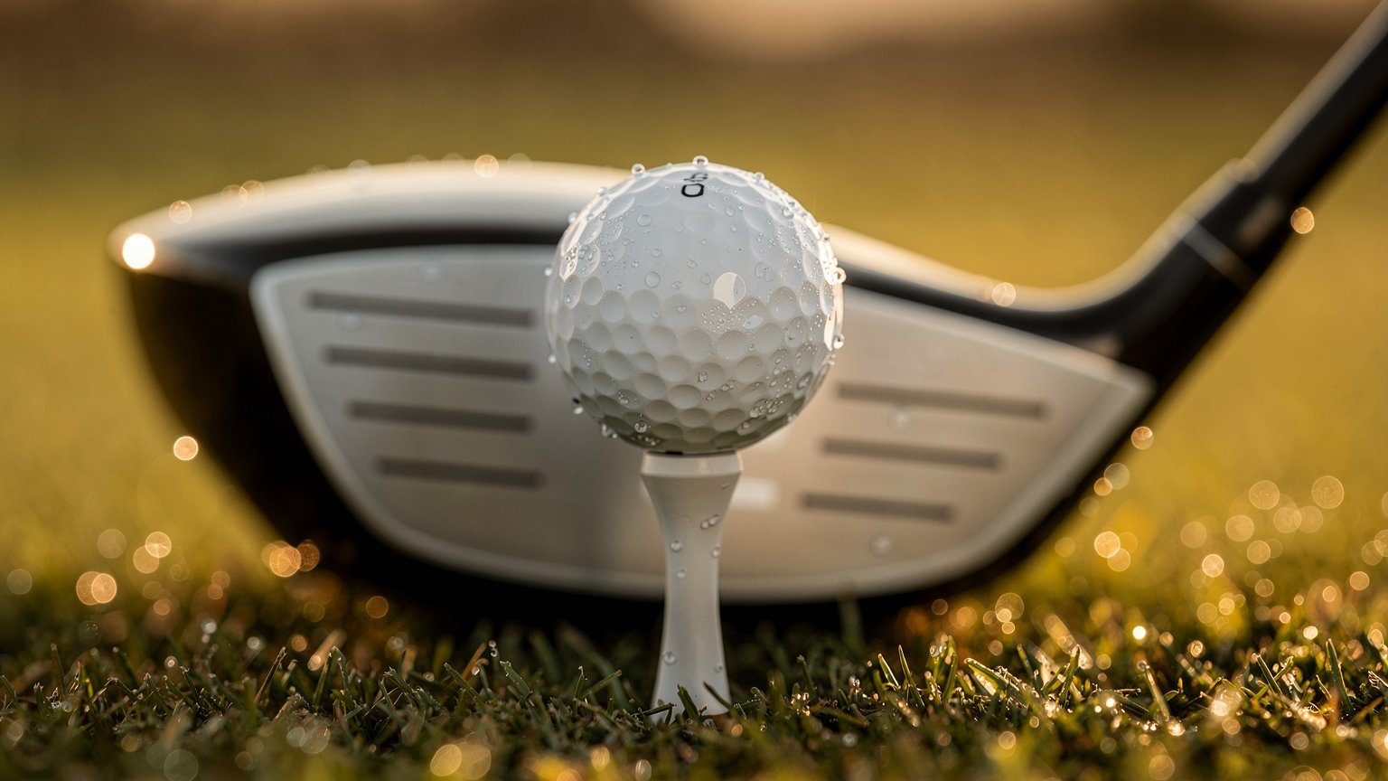 Golfové hřiště za rozbřesku